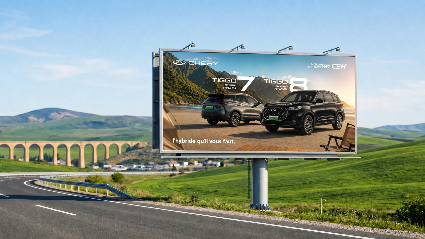 Tiggo 7 et Tiggo 8 · Simulation d’affichage