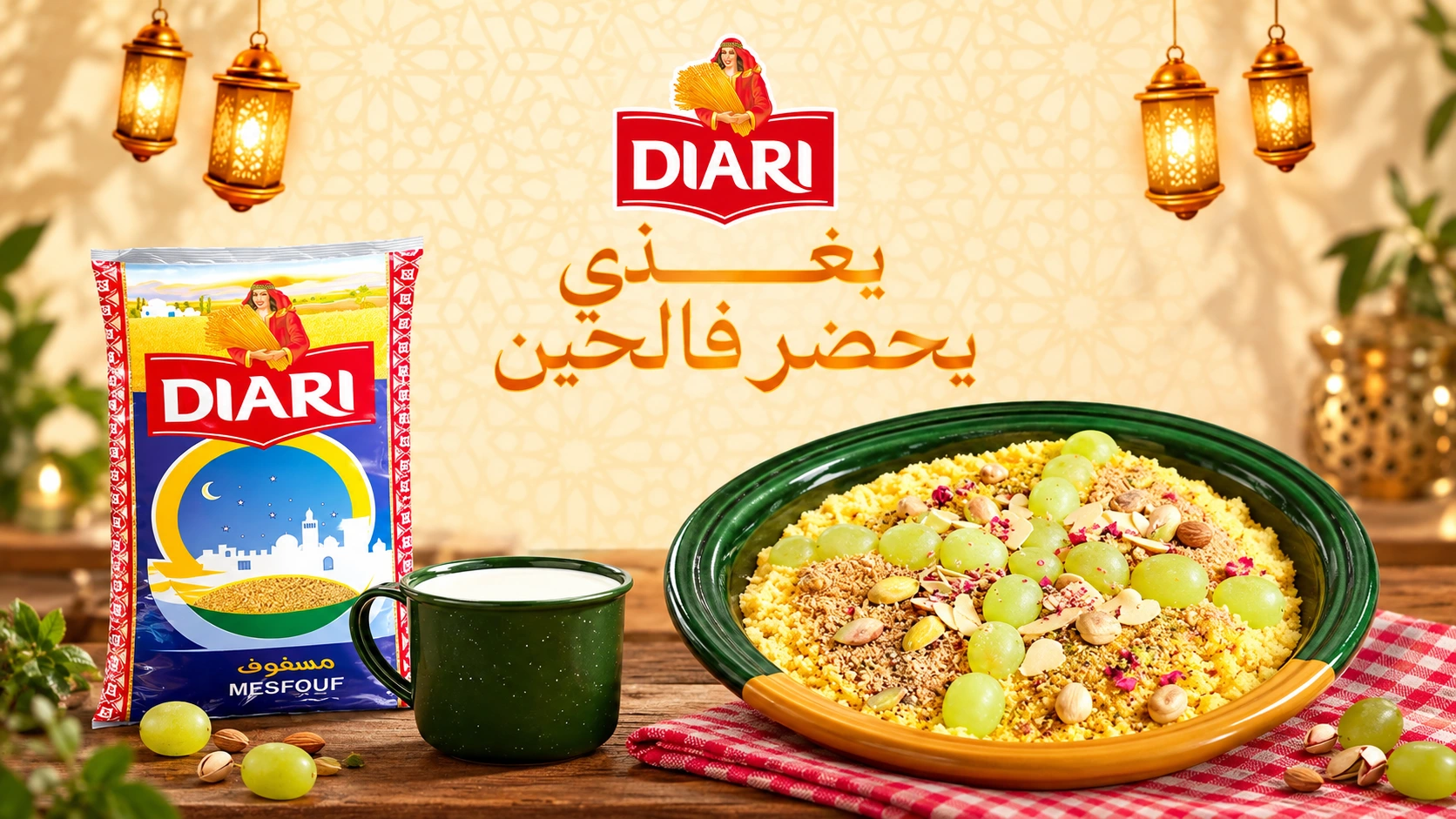 Visuel de campagne Diari · El Masfouf