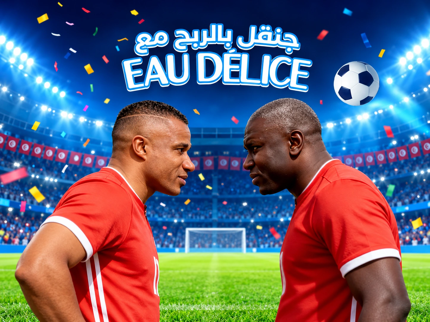 Visuel de campagne Eau Délice · Ali Zitouni × Ayedi Hamrouni