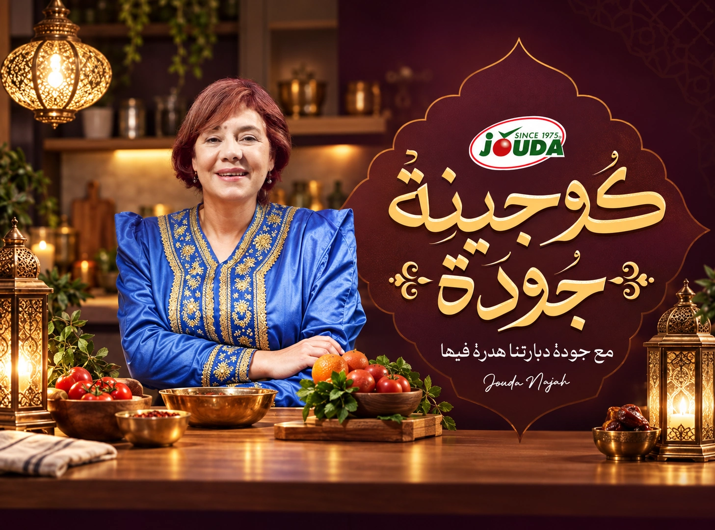 Visuel de campagne Jouda · Koujinet Jouda · Ramadan 2025