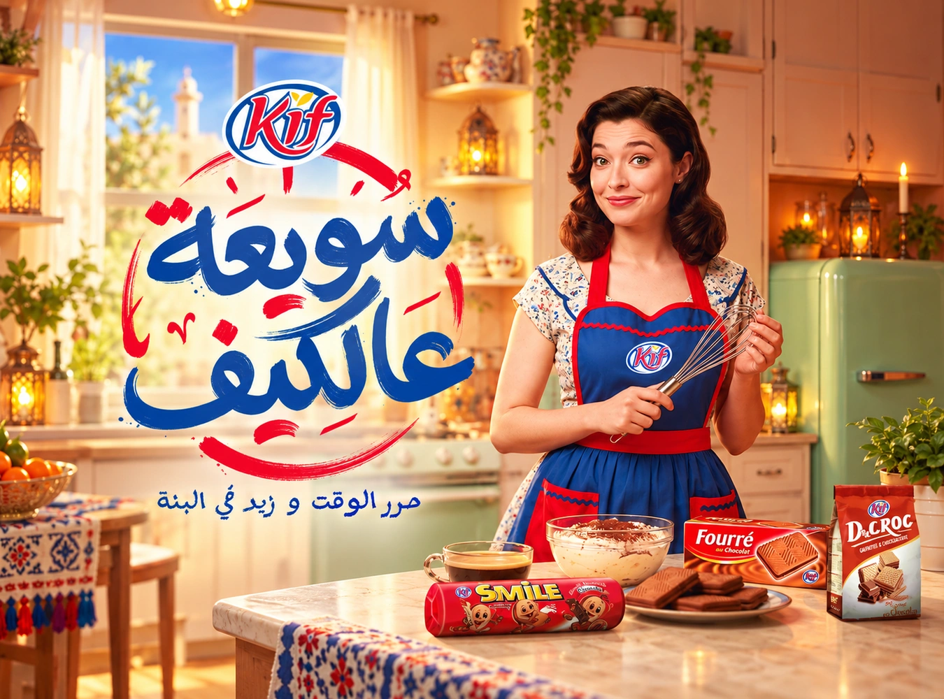 Kif Biscuits · Soui3a aal Kif : L’heure avant l’iftar a trouvé son kif.