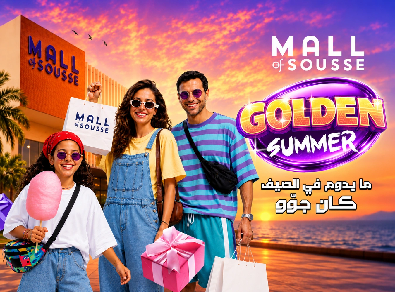 Mall of Sousse · Golden Summer : La nostalgie se joue aussi au présent.