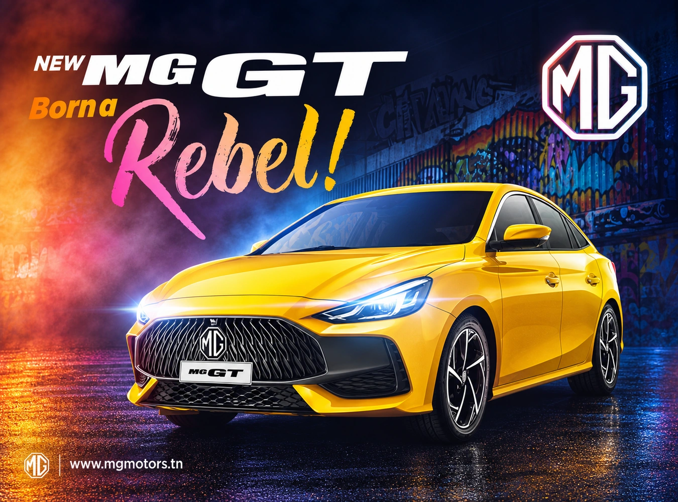MG Motors · MG GT : Born a Rebel!