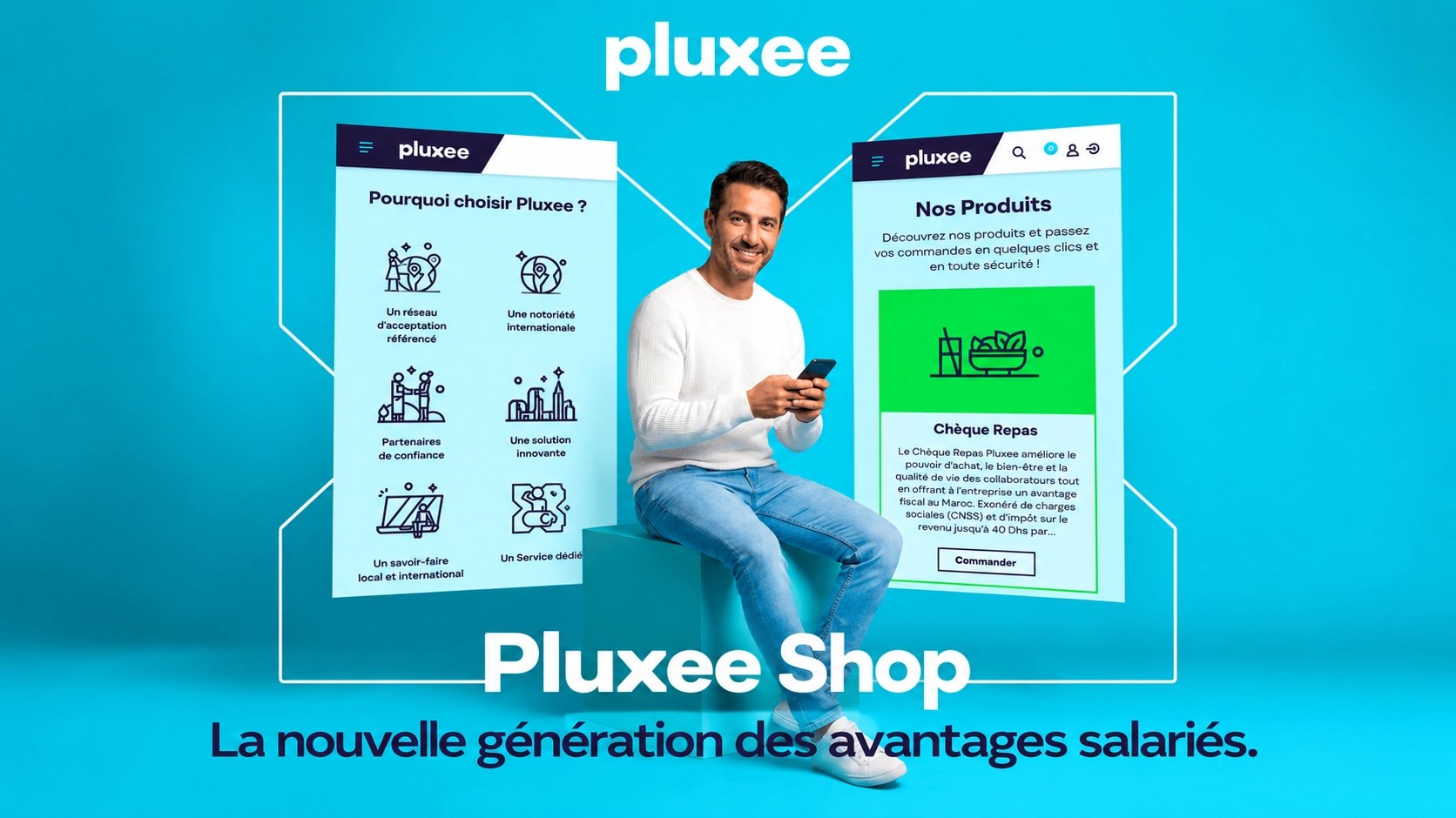 Visuel de campagne Pluxee Maroc · Pluxee Shop