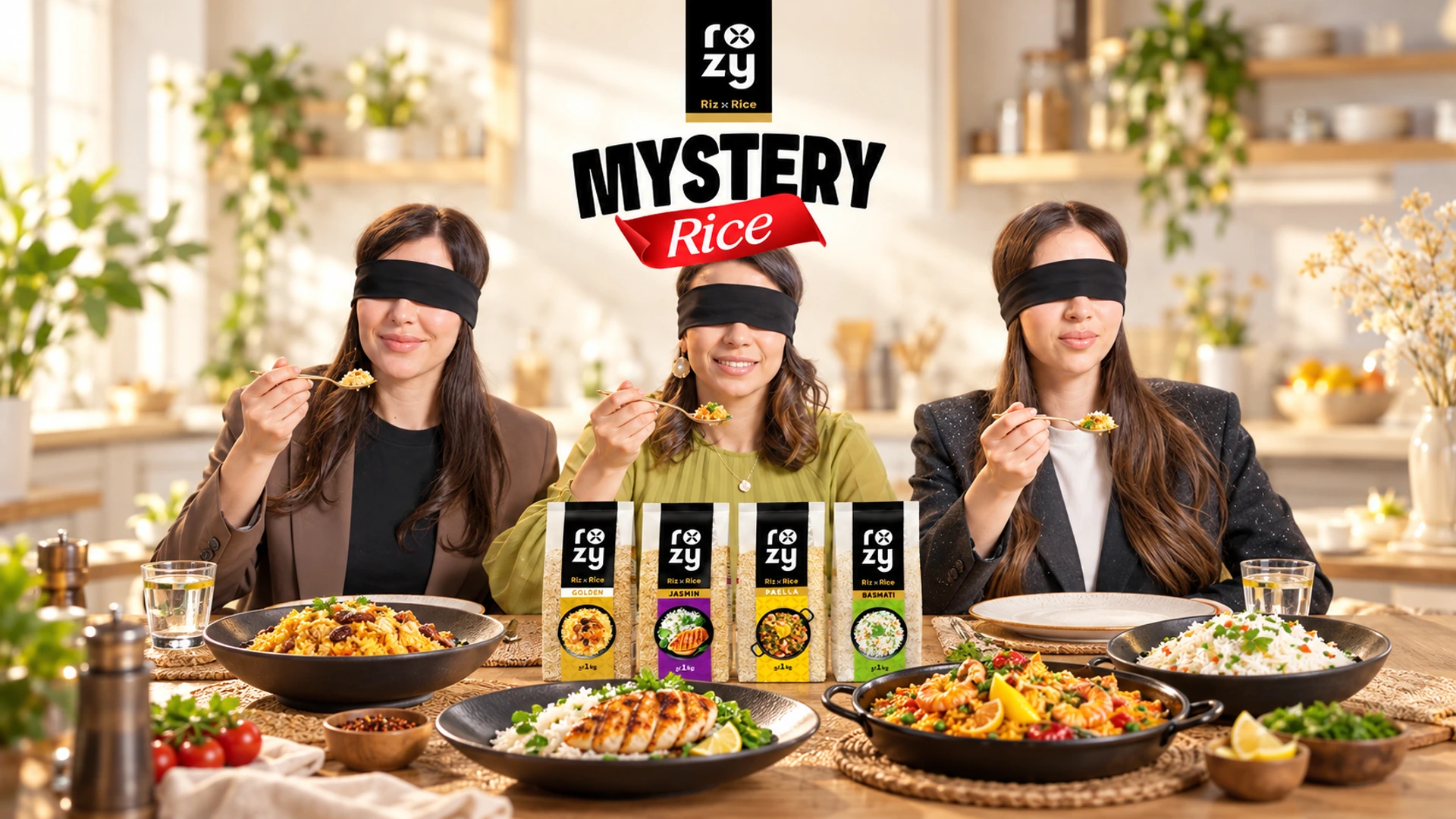 Visuel de campagne Rozy · Mystery Rice