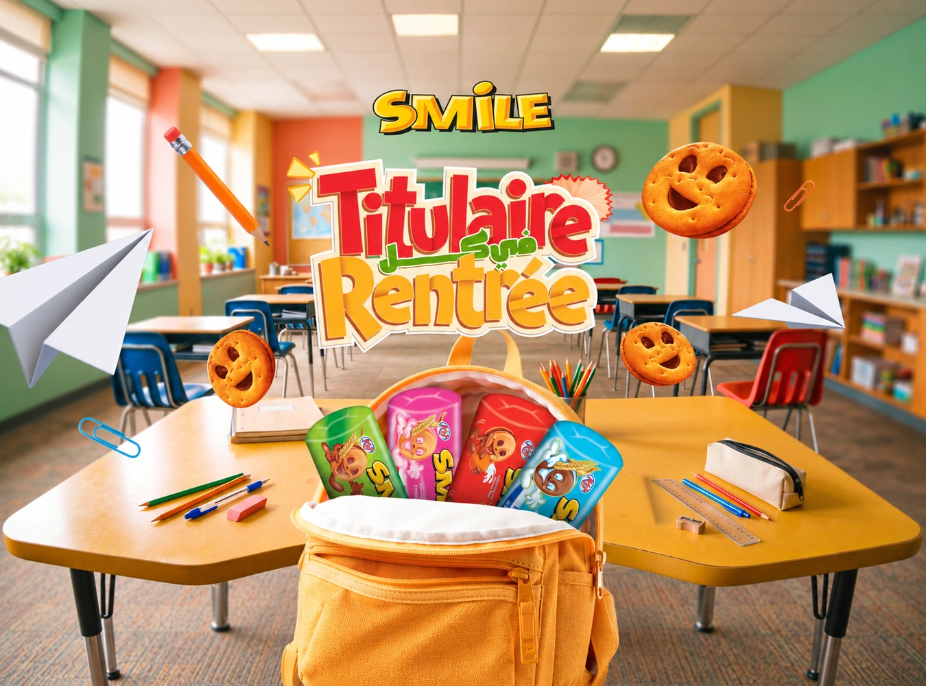 Smile · Titulaire à la rentrée : Le titulaire de toutes les rentrées.