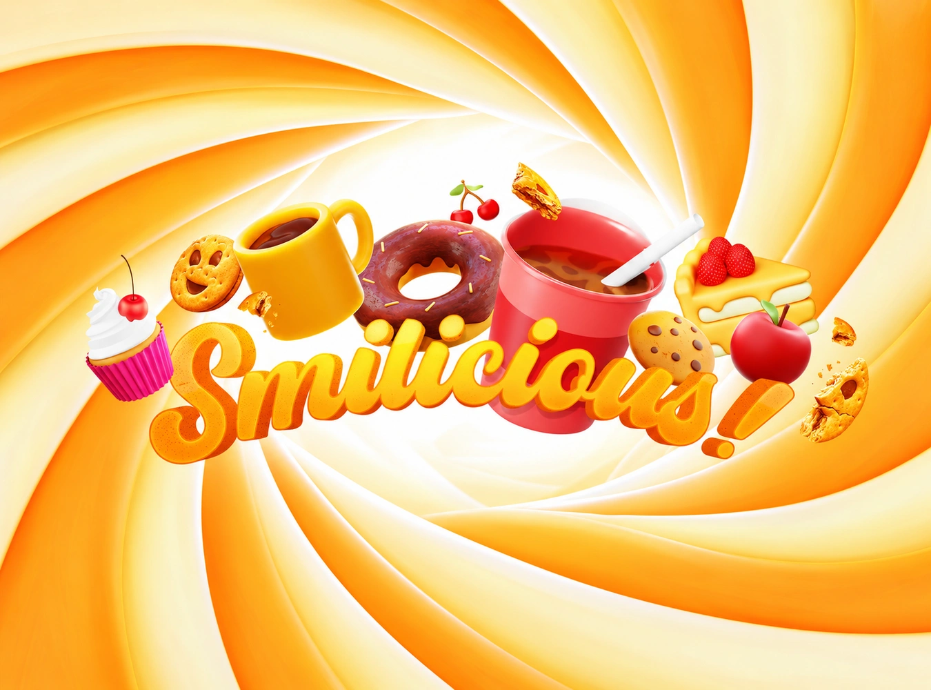 Smile · Smilicious : Le biscuit peut aussi être le début de la recette.