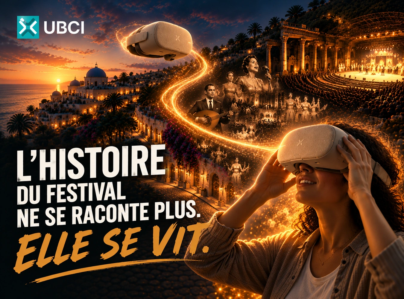 UBCI · Festival de Hammamet : Un sponsor qui vous fait entrer dans l’histoire.