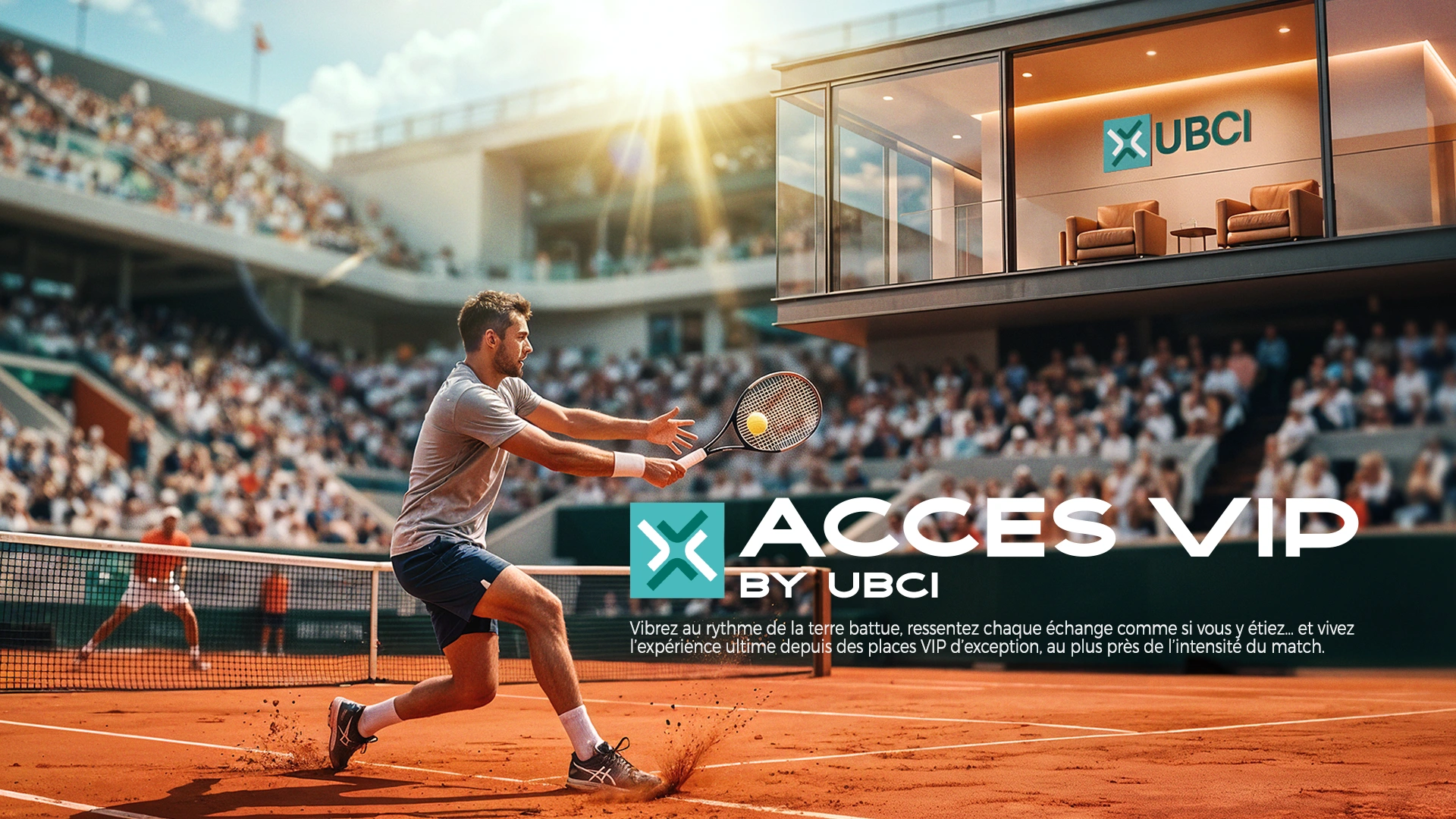 Accès VIP by UBCI · Visuel de campagne