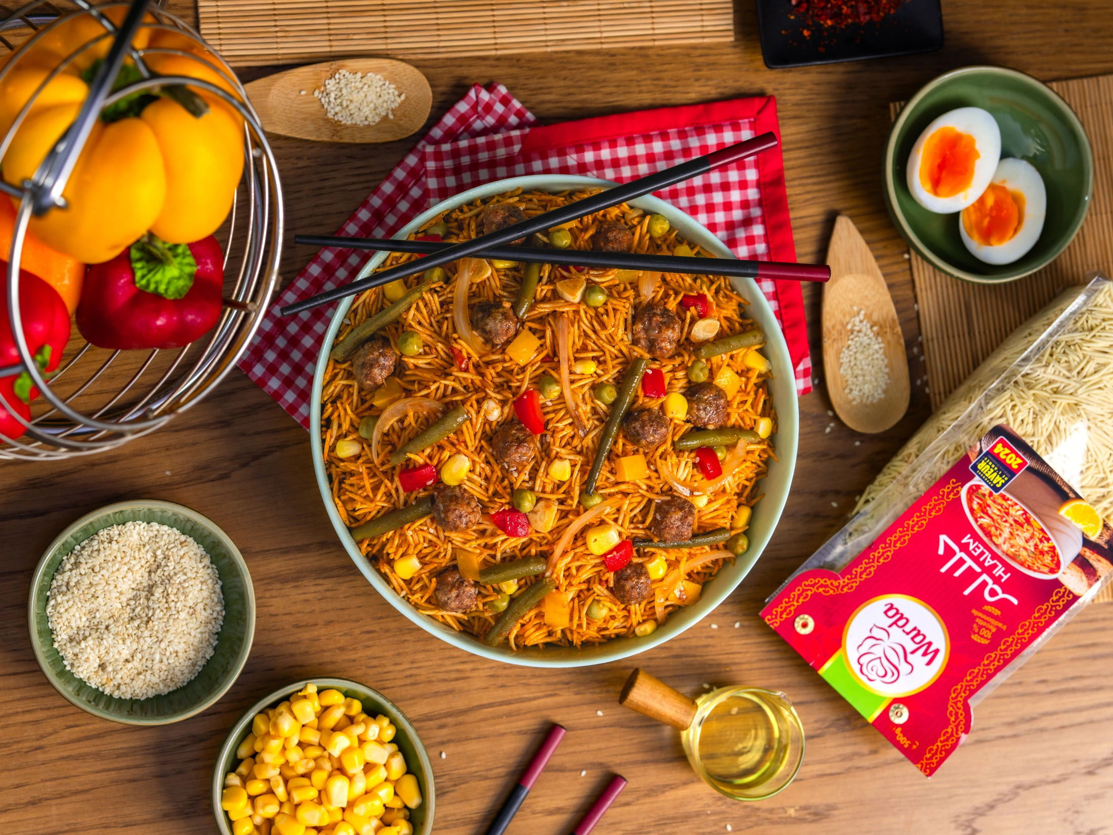 Les couleurs de la recette