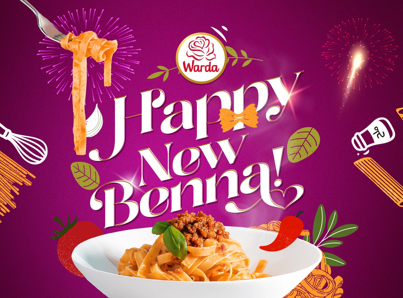 Warda · Happy New Benna : Les vœux se préparent aussi en cuisine.